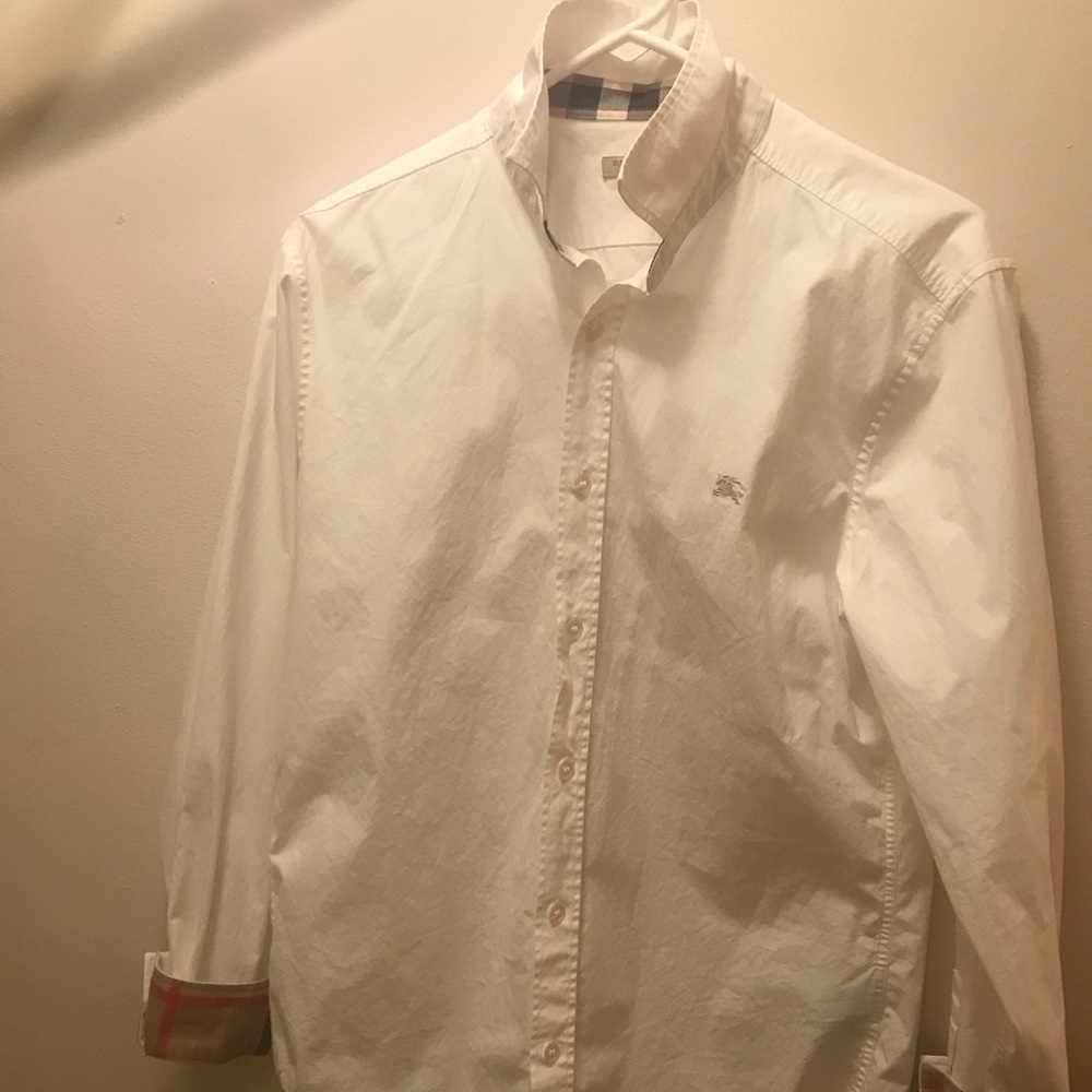 Burberry plain button-down shirt